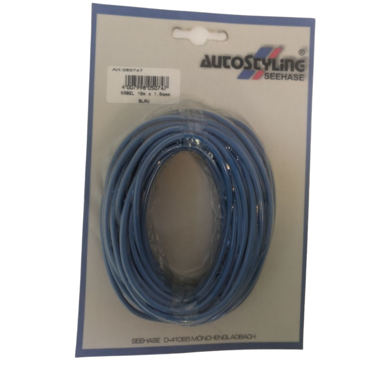 Lautsprecherkabel – 10 m x 1,5 mm² – Schwarz