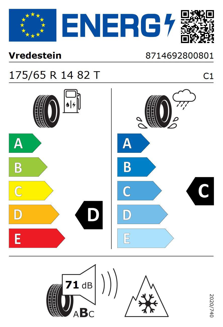 Vredestein Snowtrac 5 175/65 R14 82T Winterreifen