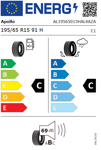 Apollo Alnac 4G 195/65 R15 91H Sommerreifen