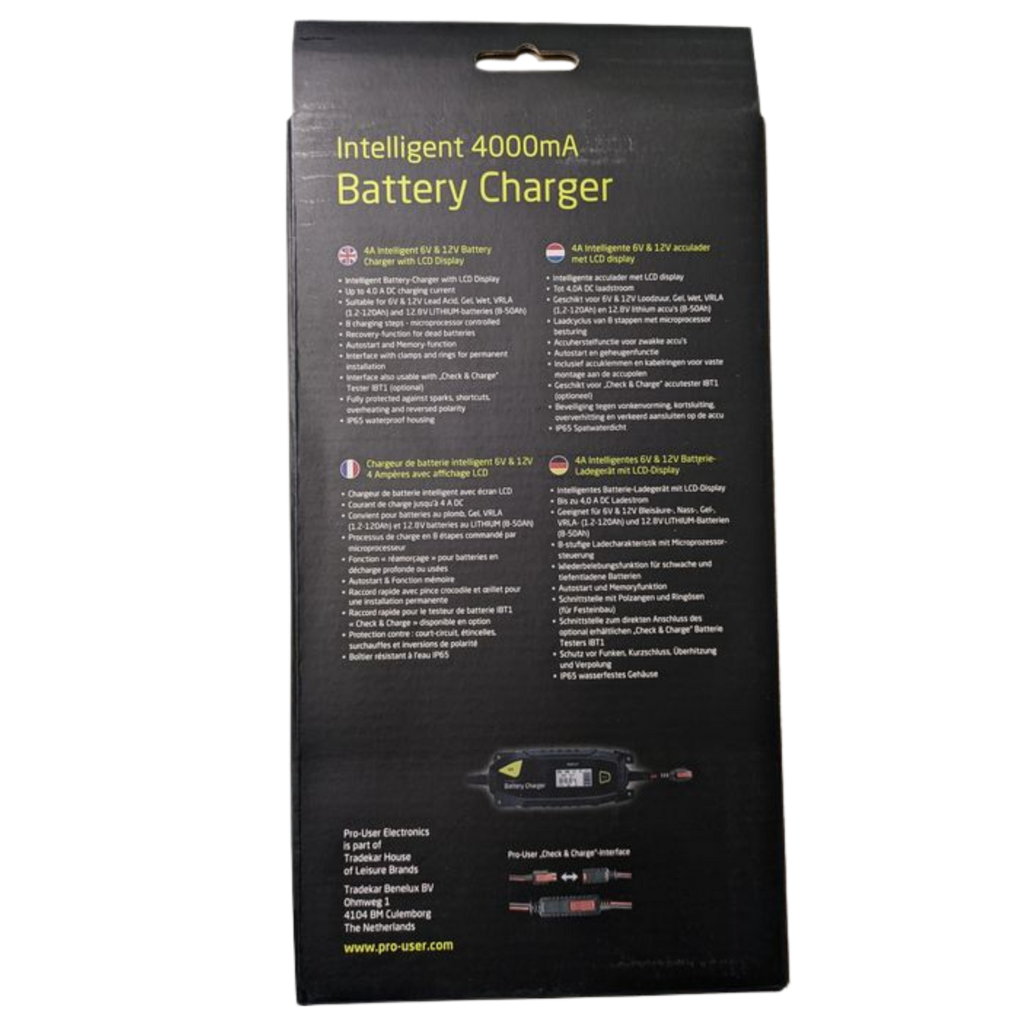 IBC 4000B Batterieladegerät 6V / 12V – 4A