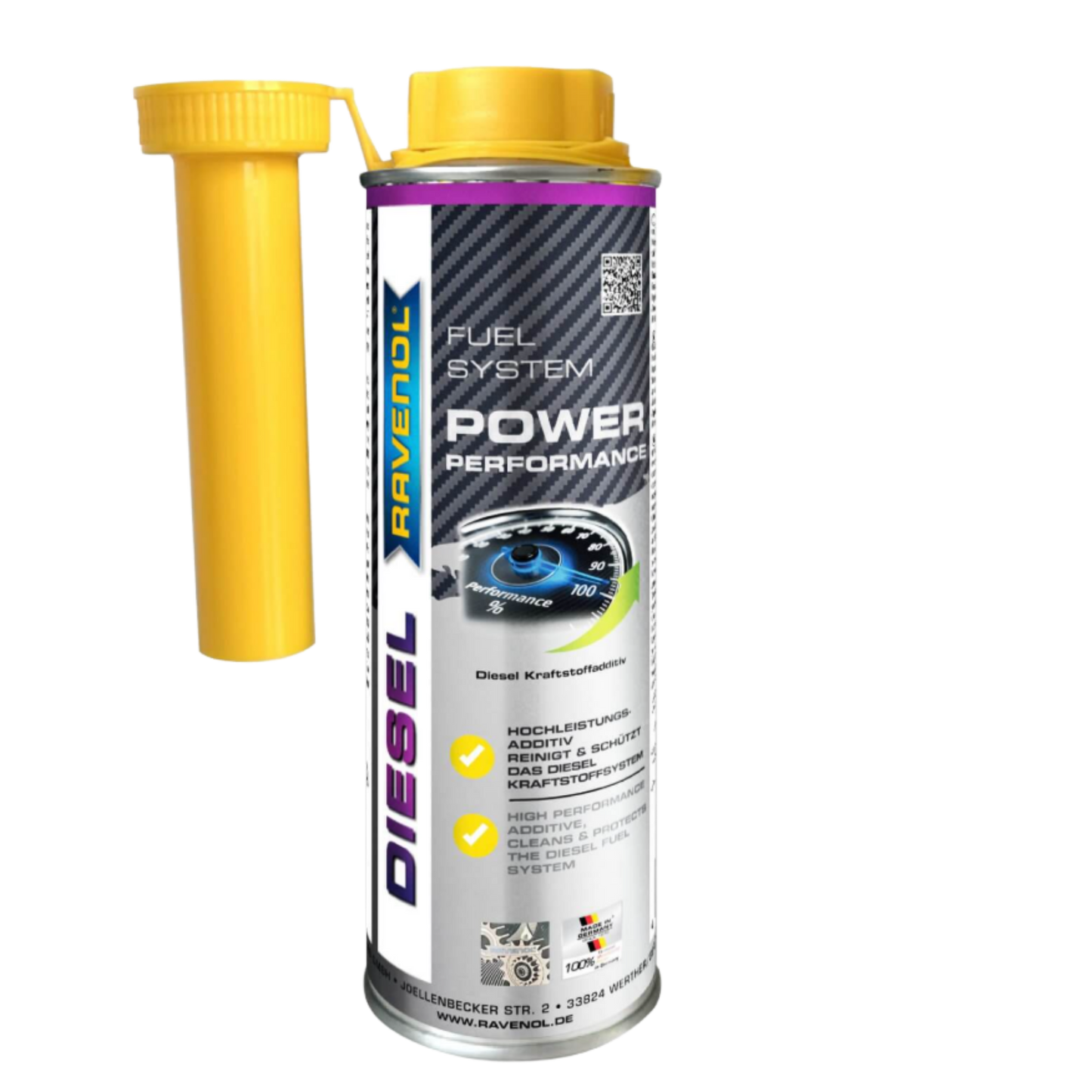 RAVENOL Diesel Power Performance – Kraftstoffadditiv für Dieselmotoren (300 ml)