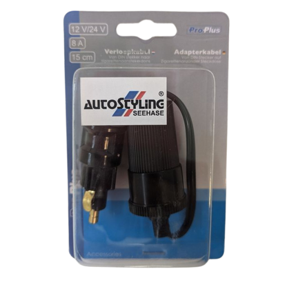 Adapterkabel DIN-Stecker auf Zigarettenanzünder-Steckdose