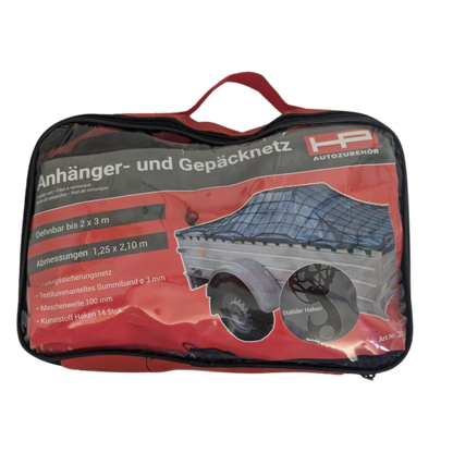 Anhänger- und Gepäcknetz 1,25 x 2,10 m
