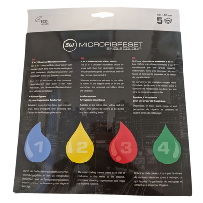 5in1 Universal Mikrofasertuch Set