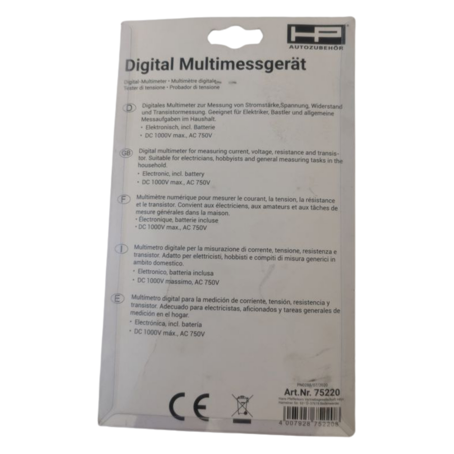 Digital Multimessgerät – Kompakt, präzise, vielseitig