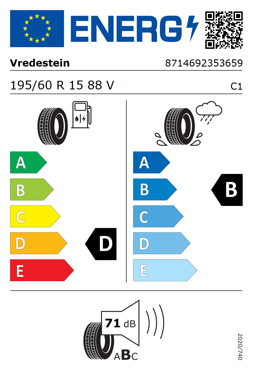 Vredestein SPRINT+ 195/60 R 15 88V - Sommerreifen *TEST* (Kopie)