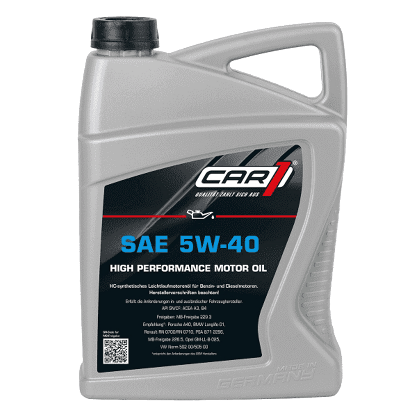 CAR1 Motorenöl SAE 5W-40