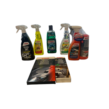 SONAX Wasch-Set „Profi Pflege“ – Grit Guard Eimer Bundle
