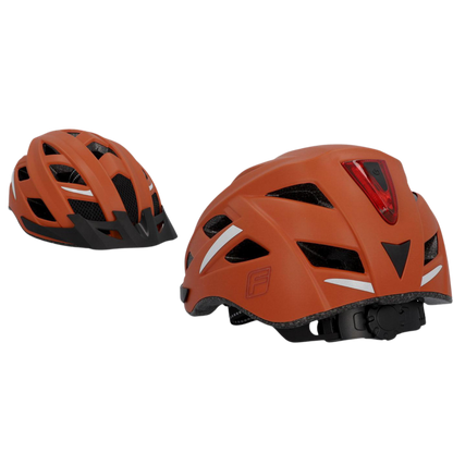 FISCHER Urban Plus Miami S/M Fahrradhelm 52-59cm Rostbraun