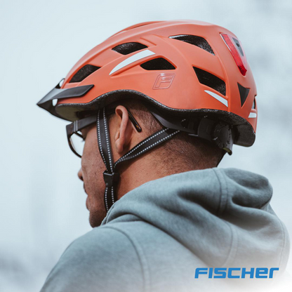 FISCHER Urban Plus Miami S/M Fahrradhelm 52-59cm Rostbraun