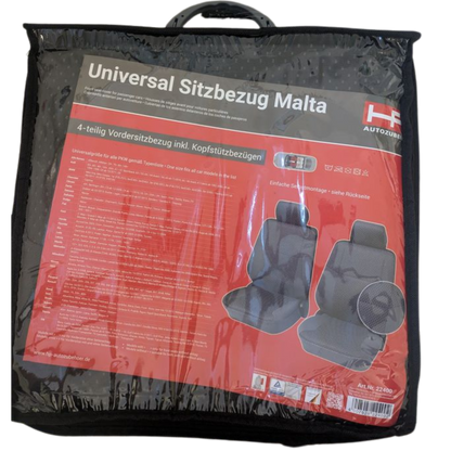 Universal Sitzbezug Malta 4-tlg. – Grau