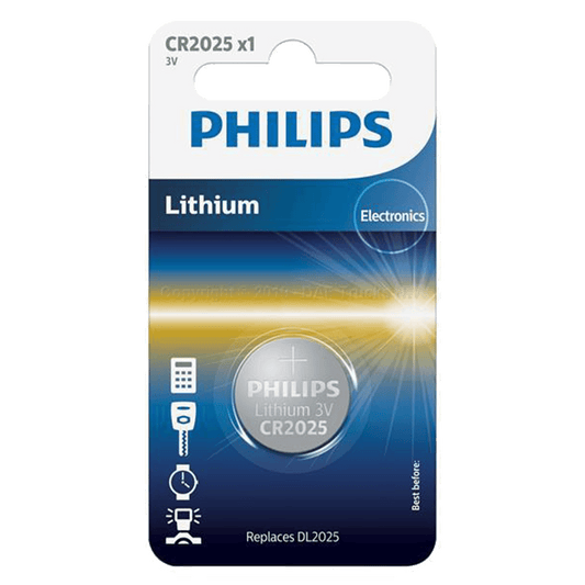 PHILIPS CR2025 - 3,0V Knopfzelle