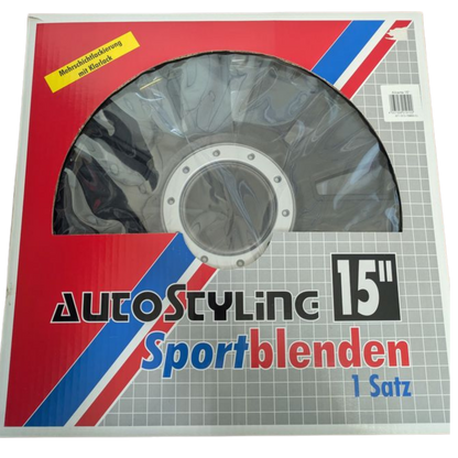 Sportblenden Alicante 15”  – Mattschwarz