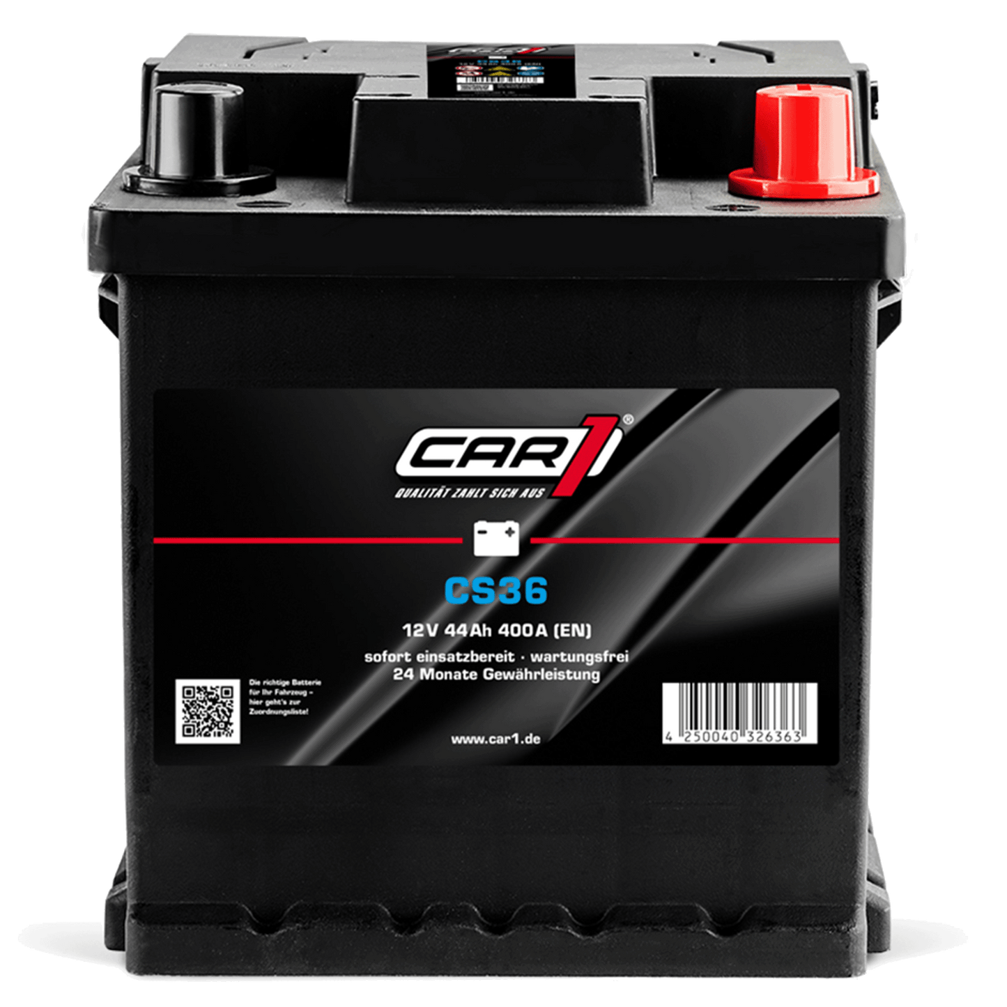 CAR1 Starterbatterie Super 44Ah 400A